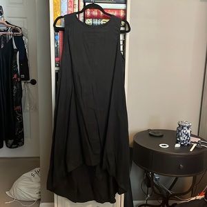 Worn 1x Magic Linen Royal Toscana Linen Dress - Black